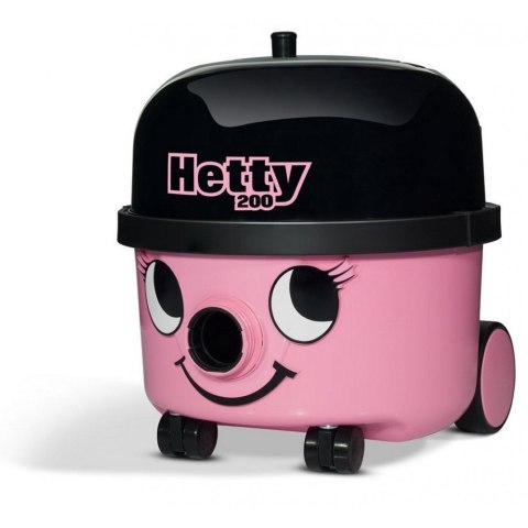 Odkurzacz workowy do zanieczyszczeń suchych Numatic HET200 Hetty 620W czarno-różowy Odkurzacz workowy do zanieczyszczeń suchych Numatic HET200 Hetty 620W czarno-różowy