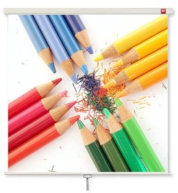 AVTEK Ekran projekcyjny do zawieszenia na suficie lub ścianie AVTEK WALL STANDARD 200 (sufitowy, ścienny; rozwijane ręcznie; 200 x 200