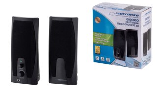 Esperanza Zestaw głośników komputerowe Esperanza Giocoso EP110 (2.0; kolor czarny)