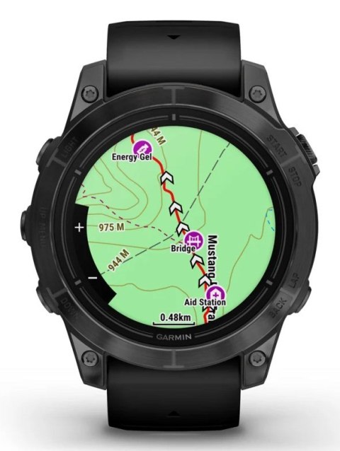 Garmin Zegarek sportowy Garmin EPIX PRO (GEN 2) AMOLED 47mm Slate Gray Black/Black Band (WYPRZEDAŻ)