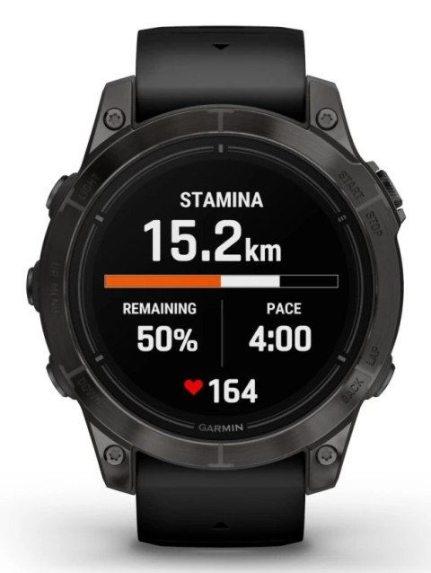 Garmin Zegarek sportowy Garmin EPIX PRO (GEN 2) AMOLED 47mm Slate Gray Black/Black Band (WYPRZEDAŻ)