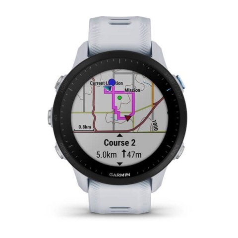 Garmin Zegarek sportowy Garmin Forerunner 955 22mm Biały