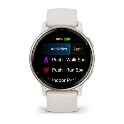 Garmin Zegarek sportowy Garmin Vivoactive 5 AMOLED 42mm Beżowy