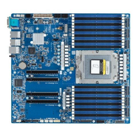 Gigabyte Płyta główna Gigabyte MZ33-AR0 1x SP5 AMD Epyc 9004 SoC (24x DIMM, 6x MCIO 8i, 1xM.2, 2x10Gbe, IPMI, E-ATX)