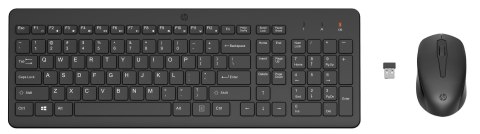 Hewlett-Packard Zestaw klawiatura + mysz HP 330 Wireless Mouse and Keyboard Combo czarne 2V9E6AA