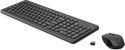 Hewlett-Packard Zestaw klawiatura + mysz HP 330 Wireless Mouse and Keyboard Combo czarne 2V9E6AA
