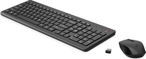 Hewlett-Packard Zestaw klawiatura + mysz HP 330 Wireless Mouse and Keyboard Combo czarne 2V9E6AA