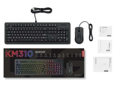 Lenovo Lenovo Legion KM310 RGB Gaming Combo Keyboard and Mouse - US English GX31N91913