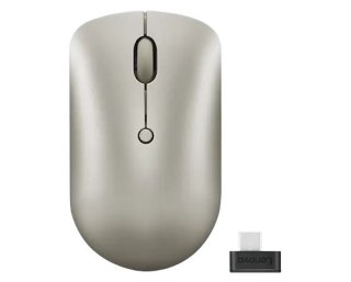 Lenovo Mysz Lenovo 540 USB-C Wireless Compact Mouse Piaskowy
