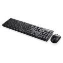 Lenovo Zestaw klawiatura + mysz Lenovo 100 Wireless Combo Keyboard & Mouse GX30L66303 (USB 2.0; (EN); kolor czarny; optyczna; 1000 DPI)