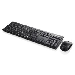 Lenovo Zestaw klawiatura + mysz Lenovo 100 Wireless Combo Keyboard & Mouse GX30L66303 (USB 2.0; (EN); kolor czarny; optyczna; 1000 DPI)
