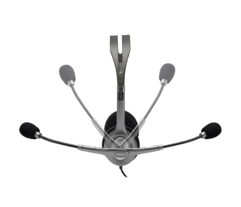 Logitech Słuchawki Logitech H110 981-000271 (kolor szary) (WYPRZEDAŻ)