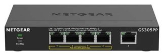 NETGEAR Switch Netgear GS305PP-300EUS 5p PoE 120W (PoE+: 4p) Unmanaged Gigabit