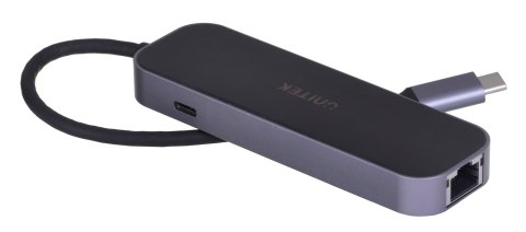 UNITEK UNITEK HUB USB-C 3.1, RJ-45,3XUSB-A,HDMI,4K,PD100W