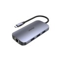 UNITEK UNITEK HUB USB-C N9+, USB-C, HDMI, PD 100W, SD