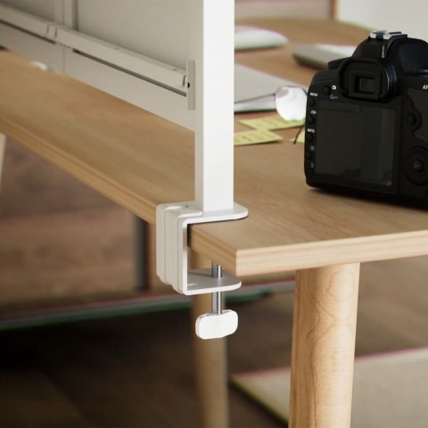 Ergo office ERGO OFFICE PRZEGRODA BIURKOWA / ORGANIZER, MAX. OBCIĄŻENIE 10KG, BIAŁA TABLICA, SZEROKOŚĆ 1116MM, BIAŁA ER-301 W