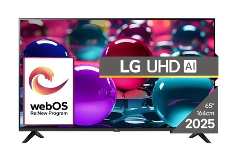 LG Telewizor LG 65UA73003LA LED 65" 4K Ultra HD WebOS Dolby Digital DVB-T2 Czarny
