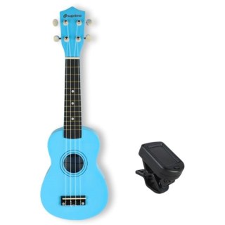 SUPRIMO SUPRIMO UK21 SET LB - Ukulele sopranowe 21" niebieskie