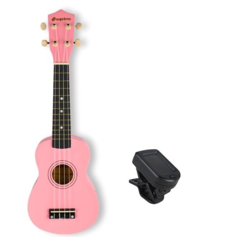 SUPRIMO SUPRIMO UK21 SET PK - Ukulele sopranowe 21" różowe