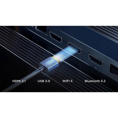 TCL Telewizor TCL 43T69C QLED 43" 4K Ultra HD Google TV Dolby Atmos DVB-T2 Metaliczny