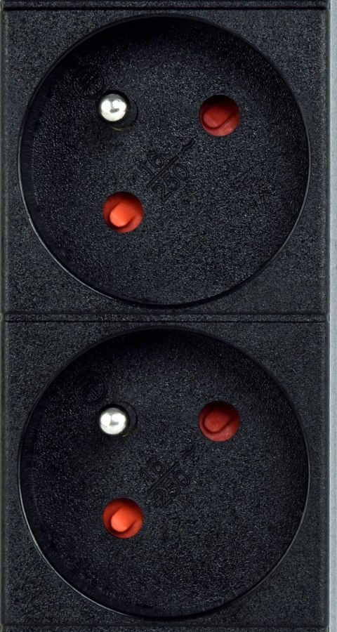 GEMBIRD GEMBIRD LISTWA ZASILAJĄCA RACK (PDU) 9 GNIAZD FR, 1U, 16A, WTYK FR, 2M