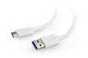 GEMBIRD Kabel GEMBIRD CCP-USB3-AMCM-1M-W (USB typu C M - USB 3.0 M; 1m; kolor biały)