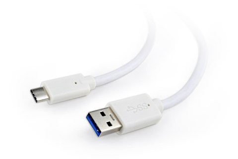GEMBIRD Kabel GEMBIRD CCP-USB3-AMCM-1M-W (USB typu C M - USB 3.0 M; 1m; kolor biały)