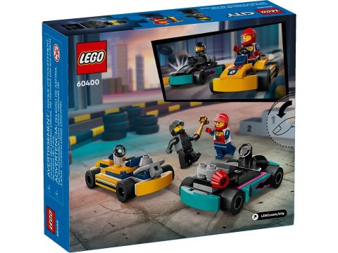 Lego LEGO City 60400 Gokarty i kierowcy wyścigowi