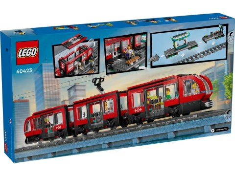 Lego LEGO City 60423 Tramwaj miejski ze stacją