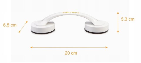 Qmed Uchwyt łazienkowy na przyssawki 30cm.