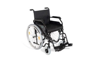 REHA FUND Stalowy wózek inwalidzki RF-1 Cruiser Czarny 48cm