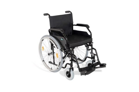 REHA FUND Stalowy wózek inwalidzki RF-1 Cruiser Czarny 48cm