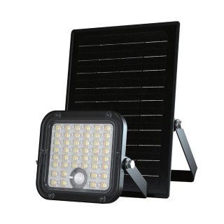 V-TAC Projektor LED solarny V-TAC 10W pilot auto timer czujnik ruchu IP65 CCT VT-411CCT 4000K+6000K 1500lm