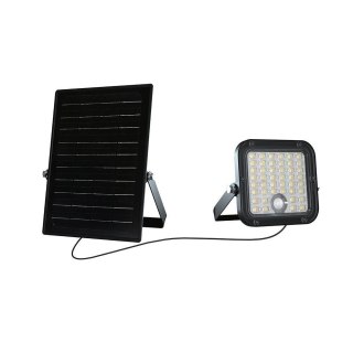 V-TAC Projektor LED solarny V-TAC 10W pilot auto timer czujnik ruchu IP65 CCT VT-411CCT 4000K+6000K 1500lm