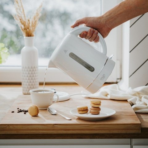 Adler Czajnik elektryczny ADLER AD 1385w biały