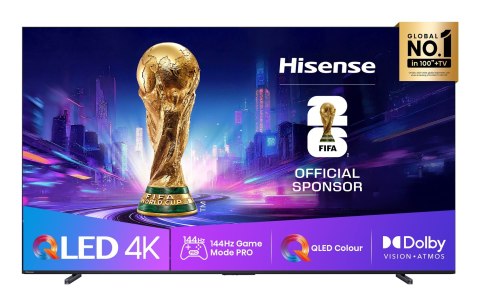HISENSE Telewizor Hisense 100E7Q Pro QLED 100" 4K Ultra HD 144Hz VIDAA Dolby Atmos Czarny