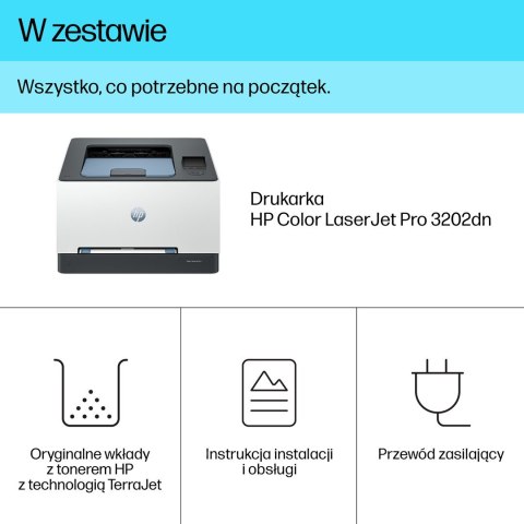 Hewlett-Packard DRUKARKA HP COLOR LASERJET PRO 3202dn (WYPRZEDAŻ)