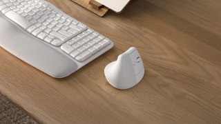 Logitech Mysz Logitech Lift Vertical White