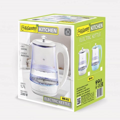 Maestro Czajnik elektryczny 1,7L 2220W MR-052-BLUE MAESTRO