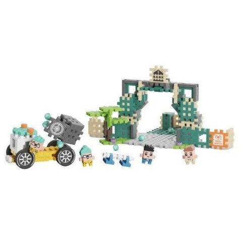 Marioinex MARIOINEX Klocki Mini Waffle City Napad na bank, 148 elementów