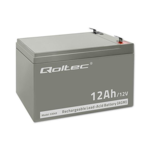 Qoltec QOLTEC AKUMULATOR AGM | 12V | 12AH