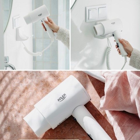 Adler Suszarka do włosów hotelowa ADLER AD 2285w biała