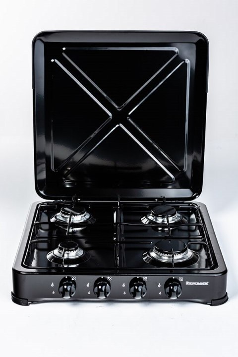 Ravanson Kuchenka gazowa nastawna 4-palnikowa Ravanson K-04TB (czarny)