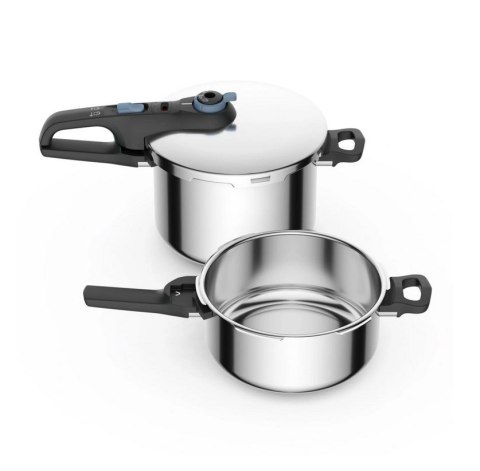 Tefal Zestaw szybkowary TEFAL Secure Trendy Pressure 4L + 6L INDUKCJA P2584301