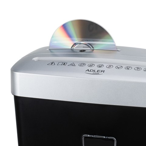 Adler Niszczarka do dokumentów CAMRY CR 1037s srebrna