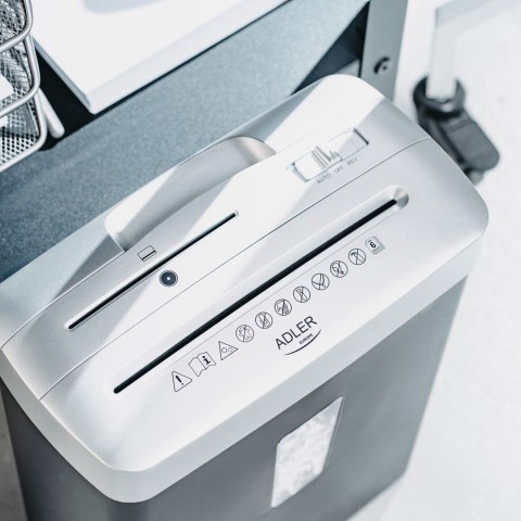 Adler Niszczarka do dokumentów CAMRY CR 1037s srebrna