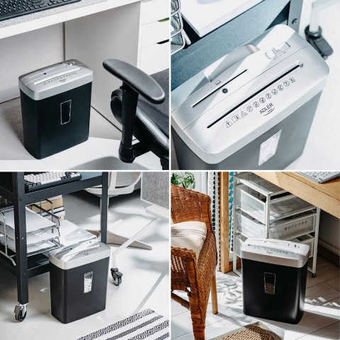 Adler Niszczarka do dokumentów CAMRY CR 1037s srebrna