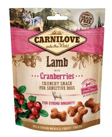 CARNILOVE CARNILOVE Fresh Crunchy Lamb+Cranberry - przysmak dla psa - 200 g