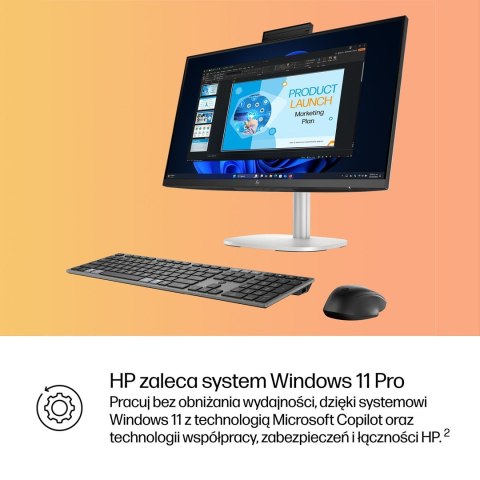 Hewlett-Packard HP EliteStudio 8 AiO G1i Ultra 5 235 23.8"FHD Touch IPS 300nits LBL AG 16GB DDR5 5600 SSD512 Intel Graphics Cam 5MP W11Pro 3Y On