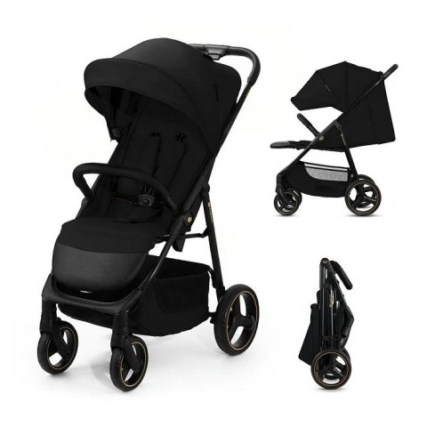 KinderKraft Kinderkraft wózek spacerowy TRIG 3 ONYX BLACK (WYPRZEDAŻ)